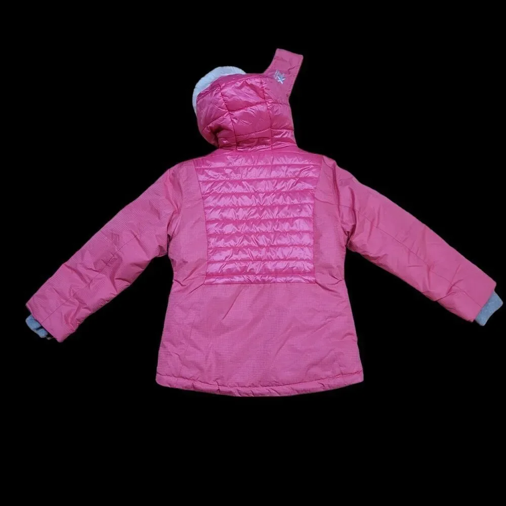 NWT ZeroXposur Girls Snowboarding Heavyweight Jacket & Headband‎ Sz 10/12 Pink